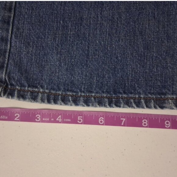 Levi's 527 Low Rise Bootcut Jeans Men's Size 36x34 Blue Denim Relaxed Fit - Picture 8 of 12